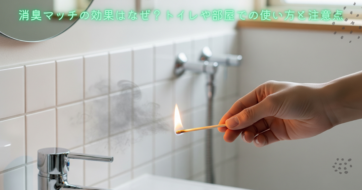 消臭 マッチ